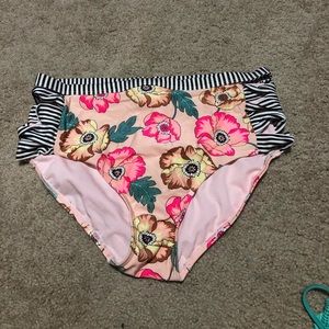 High waisted bikini  bottoms